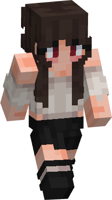 Girl in a skirt and top